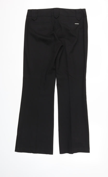 Womens UK Size 12 next Regular Fit Sweatpants Black Trousers