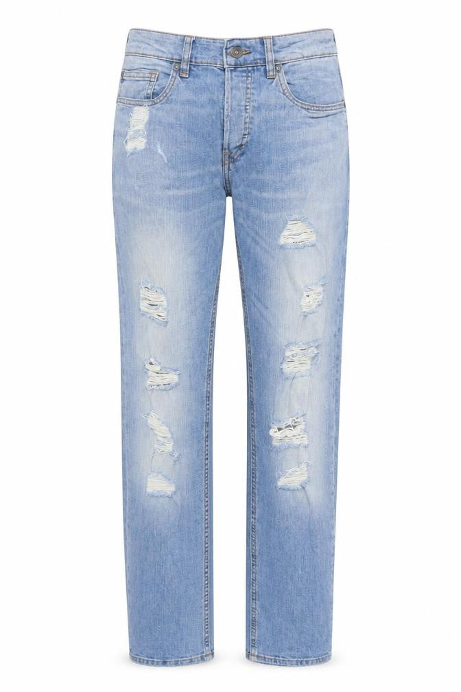 Womens UK Size 32 H&M Regular Fit Straight Blue Jeans