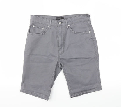 m&s Mens Grey   Capri Trousers Size 30 L20 in