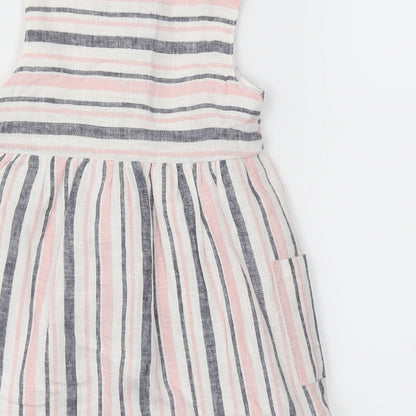 Primark Girls Pink Spotted  Fit & Flare  Size 6-9 Months