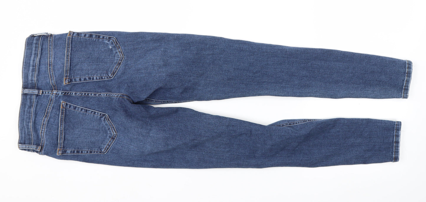 Topshop Womens Blue   Skinny Jeans Size 25 L30 in