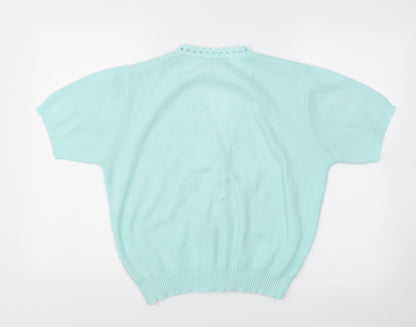 STCATHERINE  Womens Blue   Cardigan Jumper Size M