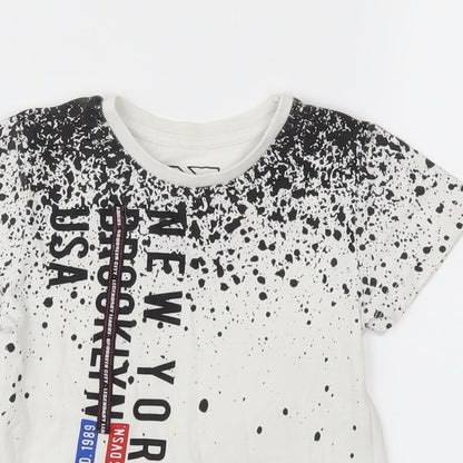 BOYS  Boys Grey   Basic T-Shirt Size 4 Years
