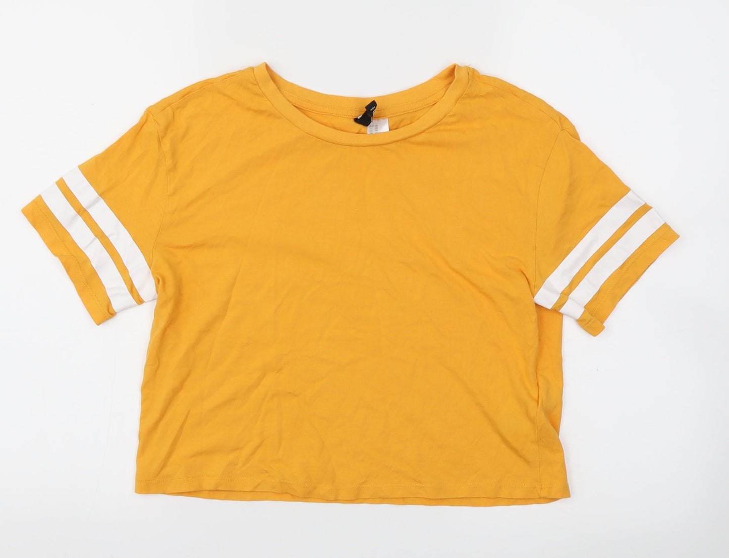 Womens UK Size XS H&M Orange Basic T-Shirt