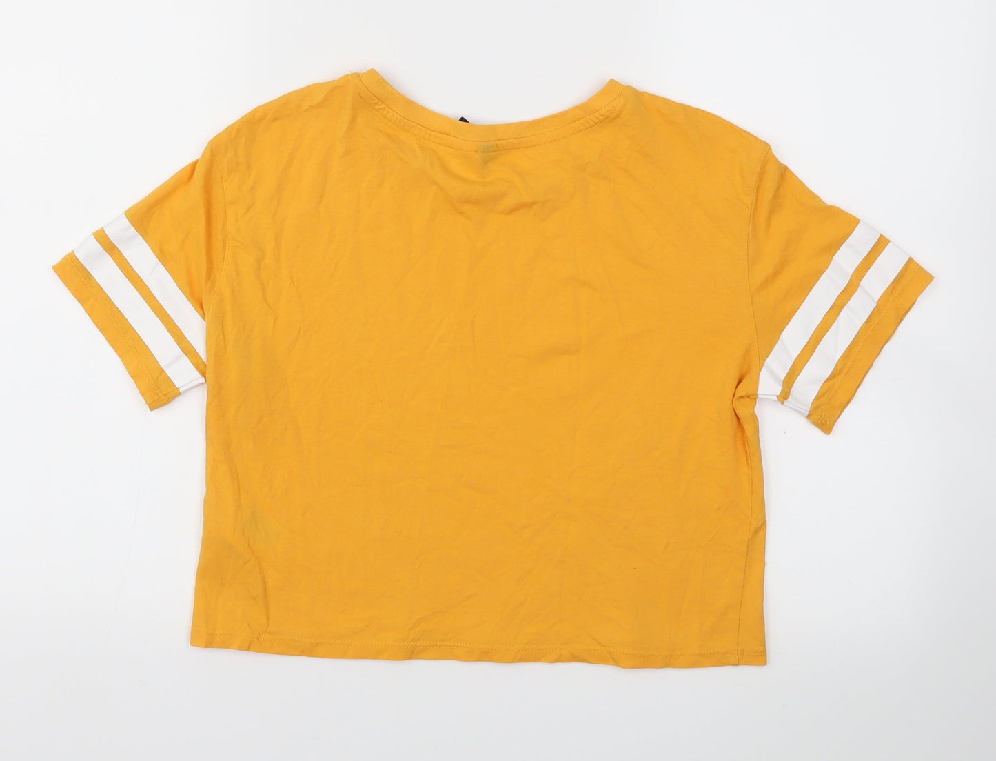 Womens UK Size XS H&M Orange Basic T-Shirt