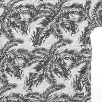 URBN DEPT  Girls Grey Floral  Basic T-Shirt Size 4 Years