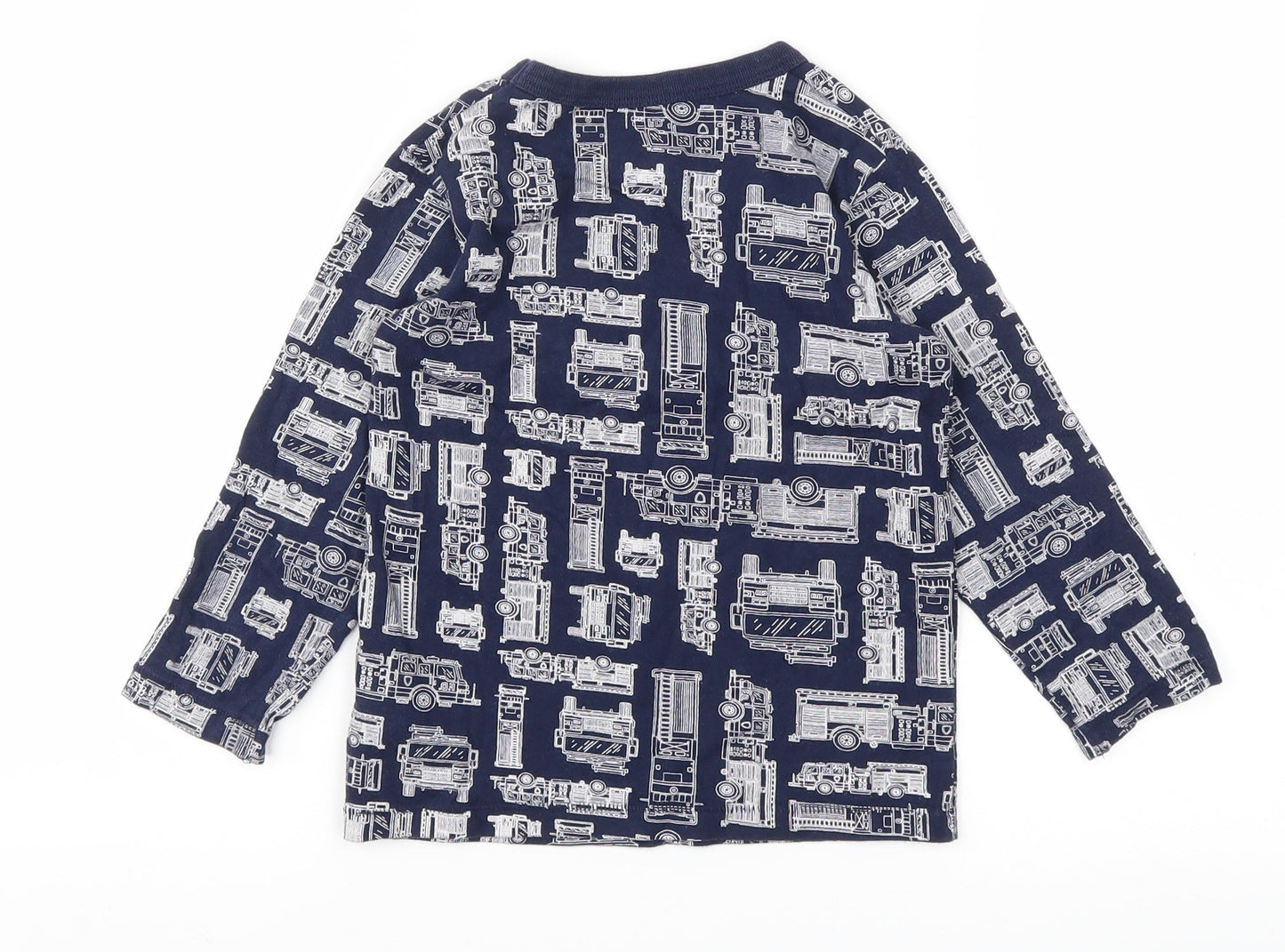 Gap Boys Blue Animal Print  Basic T-Shirt Size 3 Years