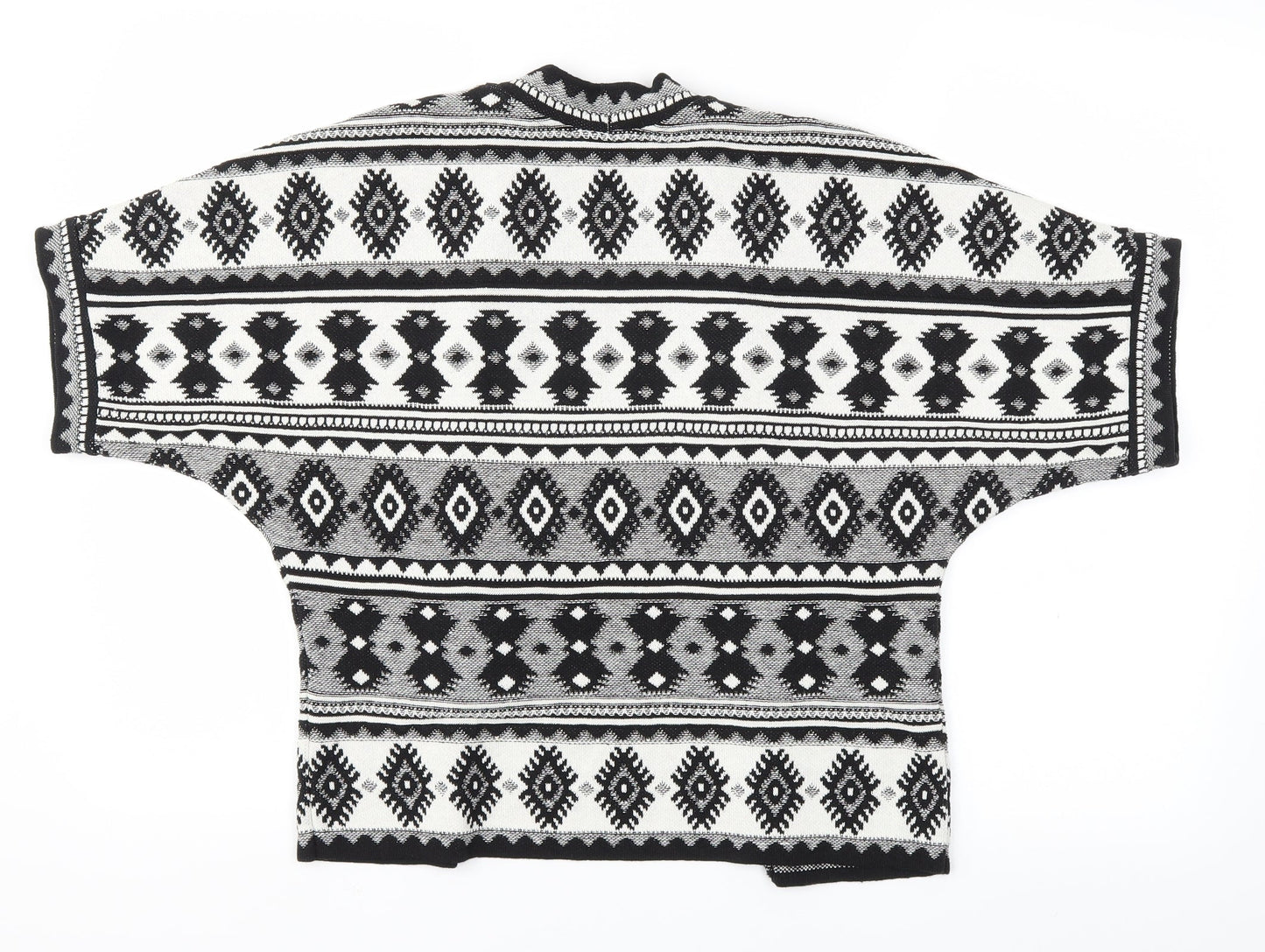 Primark  Womens Black Argyle/Diamond  Jacket Blazer Size S