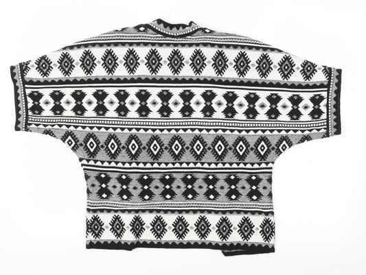 Primark  Womens Black Argyle/Diamond  Jacket Blazer Size S