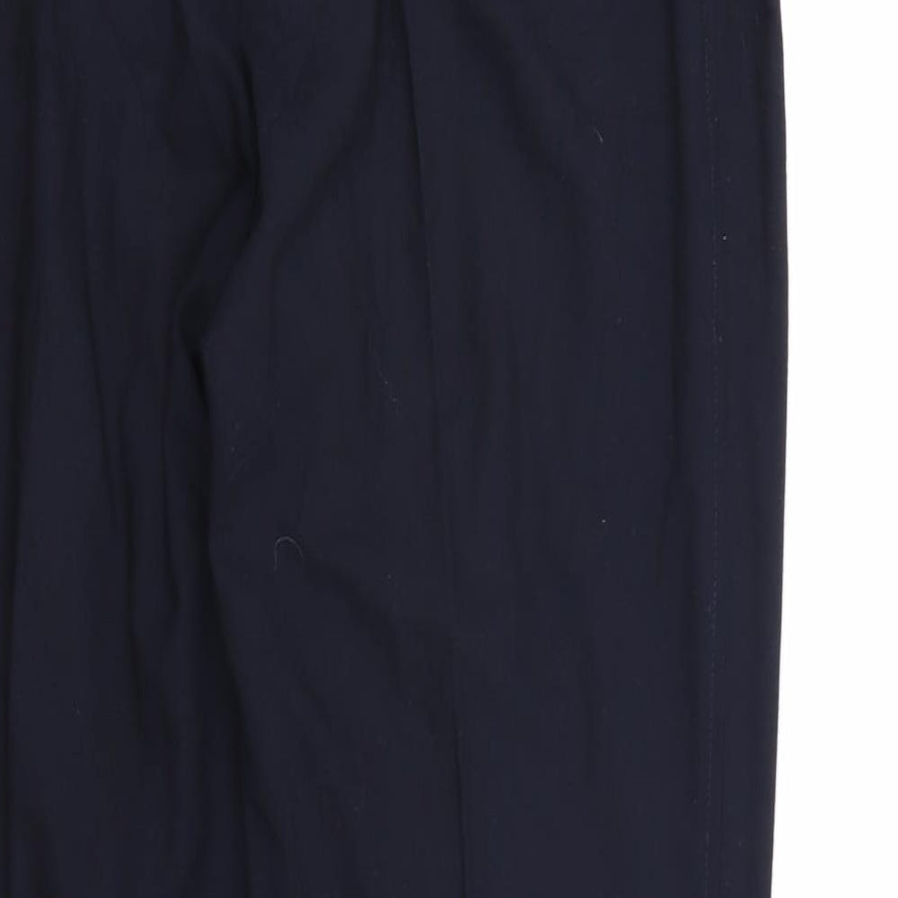 Womens UK Size 14 Marks and Spencer Regular Fit Dress Pants Blue Trousers