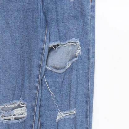 Denim & Co. Womens Blue  Denim Skinny Jeans Size 4 L31 in