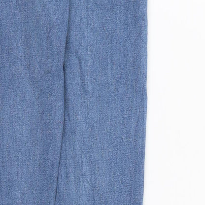 Denim & Co. Womens Blue  Denim Skinny Jeans Size 4 L31 in