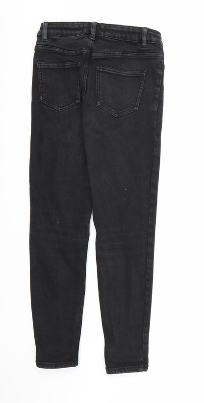 New Look Womens Black  Denim Skinny Jeans Size 8 L25 in