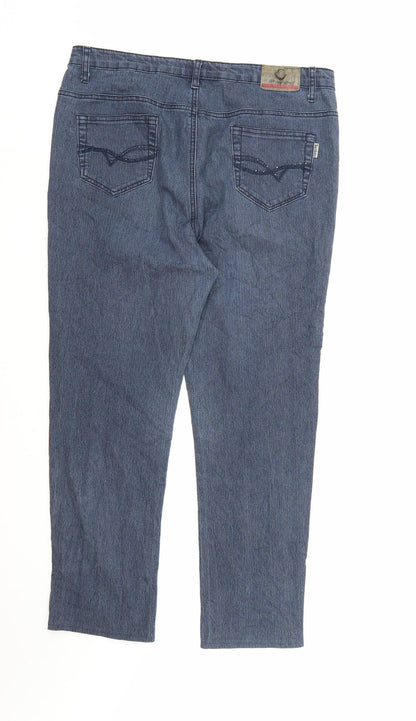 Sunbird Womens Blue  Denim Straight Jeans  L27 in