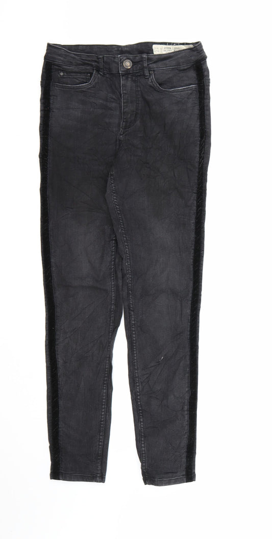 ESMARA Womens Black  Denim Skinny Jeans Size 10 L28 in