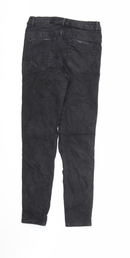 ESMARA Womens Black  Denim Skinny Jeans Size 10 L28 in