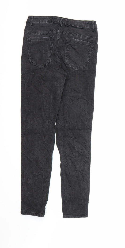 ESMARA Womens Black  Denim Skinny Jeans Size 10 L28 in