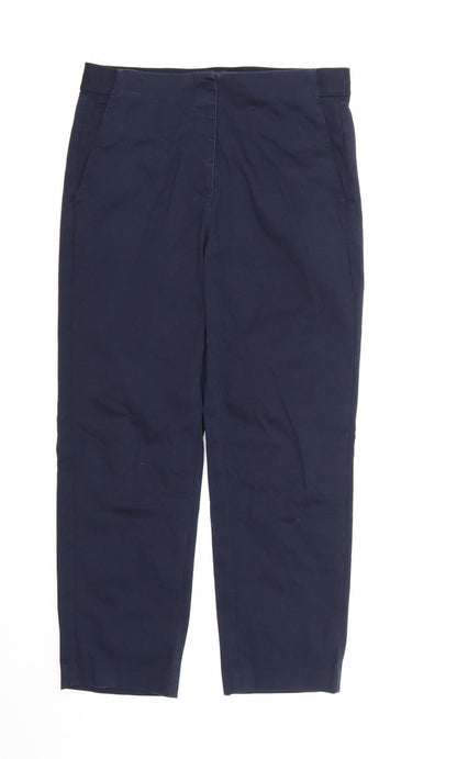 Womens UK Size 10 Marks and Spencer Regular Fit  Blue Trousers