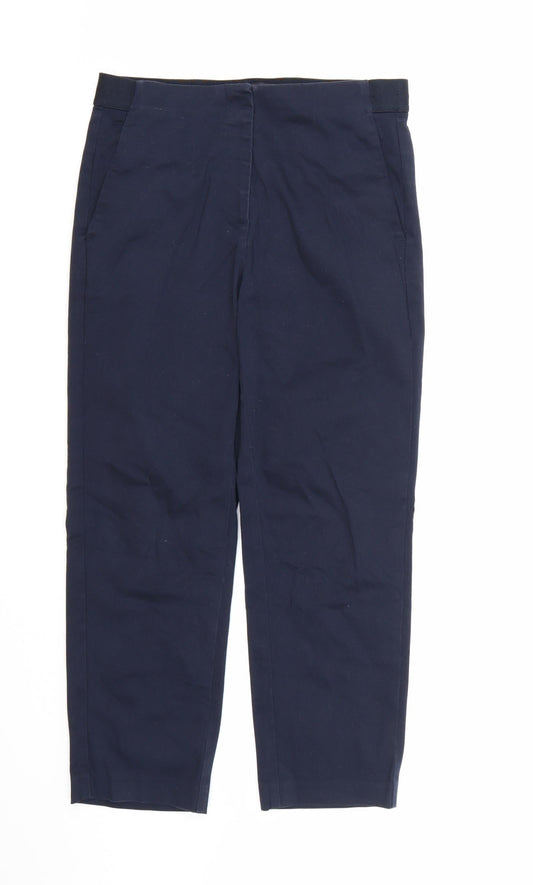 Womens UK Size 10 Marks and Spencer Regular Fit  Blue Trousers