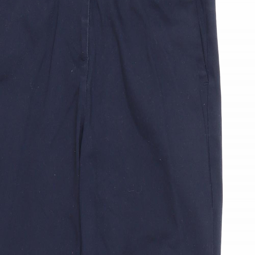 Womens UK Size 10 Marks and Spencer Regular Fit  Blue Trousers