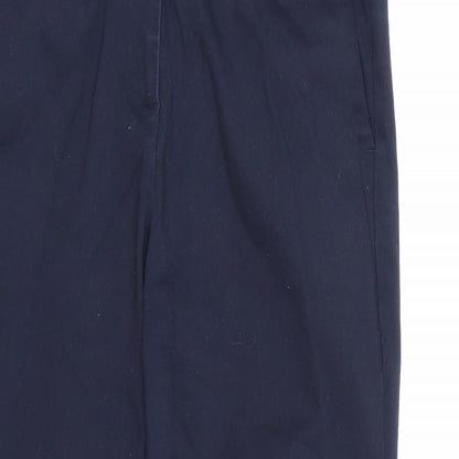 Womens UK Size 10 Marks and Spencer Regular Fit  Blue Trousers