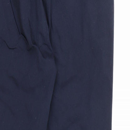 Womens UK Size 10 Marks and Spencer Regular Fit  Blue Trousers