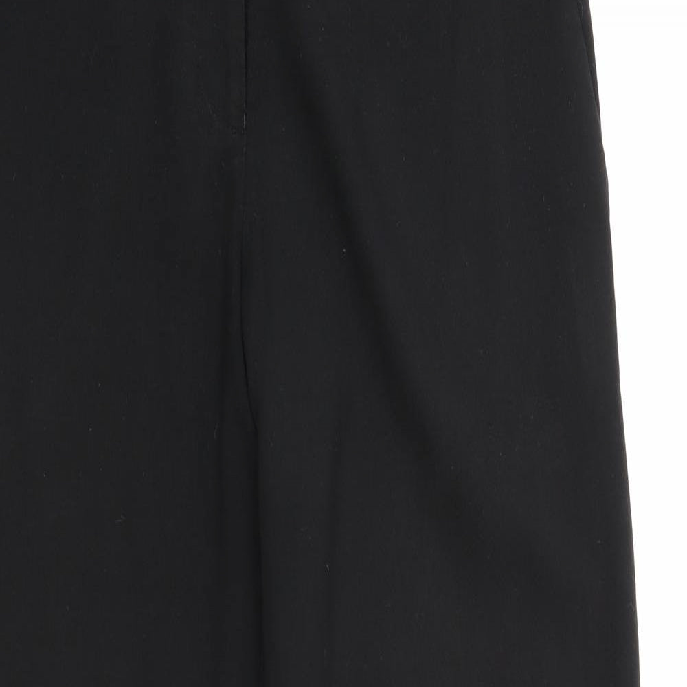 Womens UK Size 12 NEXT Regular Fit Dress Pants Black Trousers