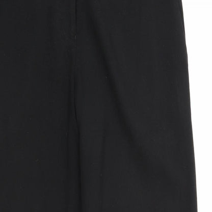 Womens UK Size 12 NEXT Regular Fit Dress Pants Black Trousers