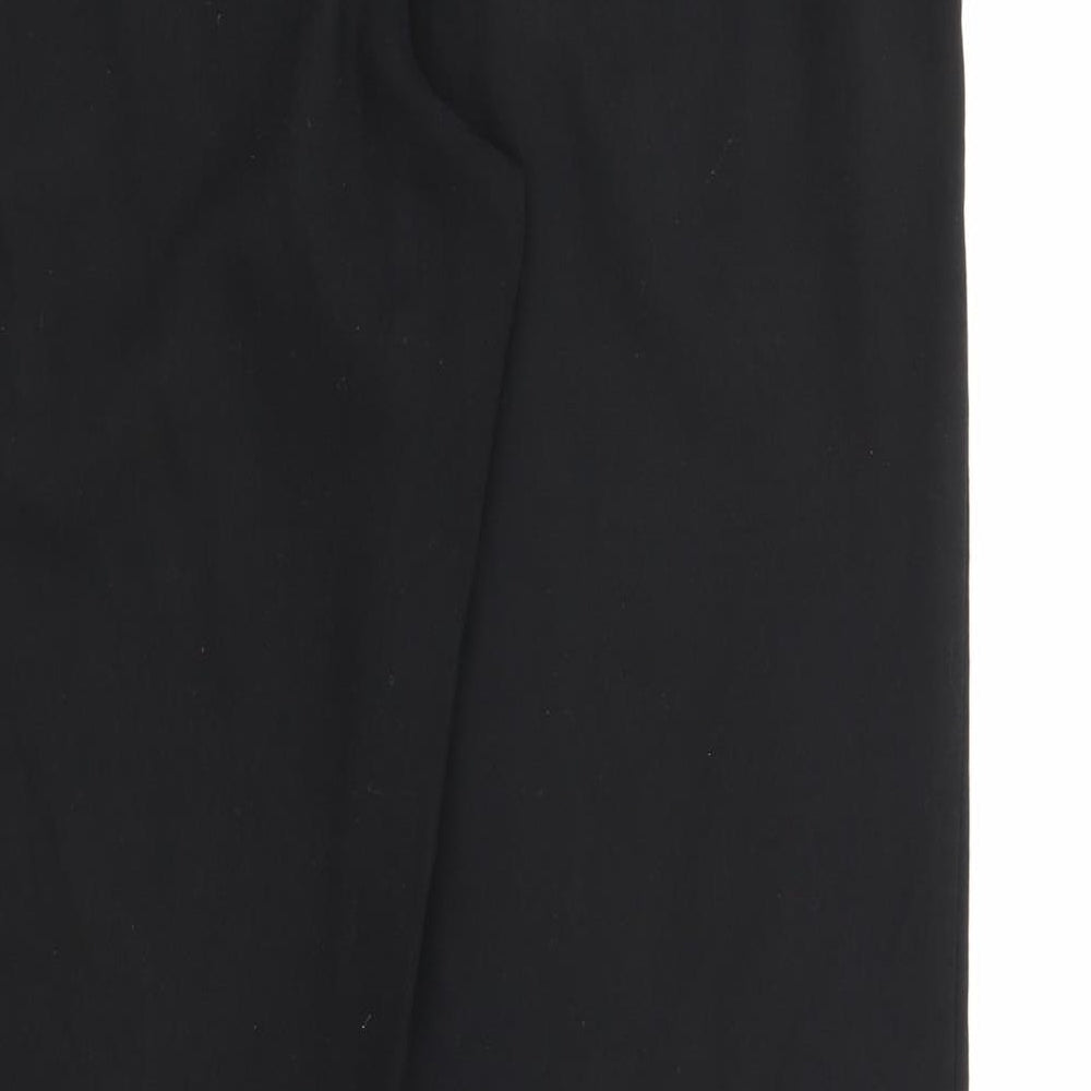 Womens UK Size 12 NEXT Regular Fit Dress Pants Black Trousers