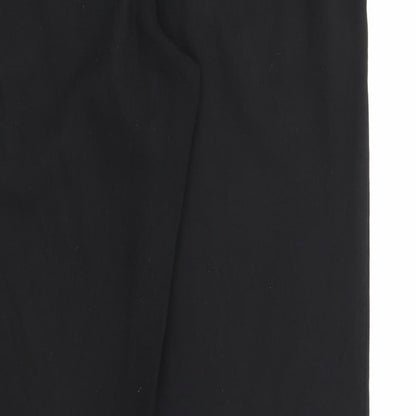Womens UK Size 12 NEXT Regular Fit Dress Pants Black Trousers