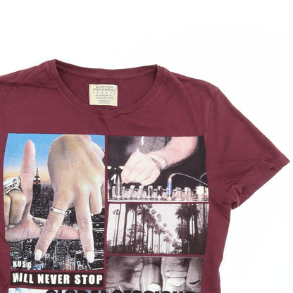 Burton London  Mens Brown    T-Shirt Size XS