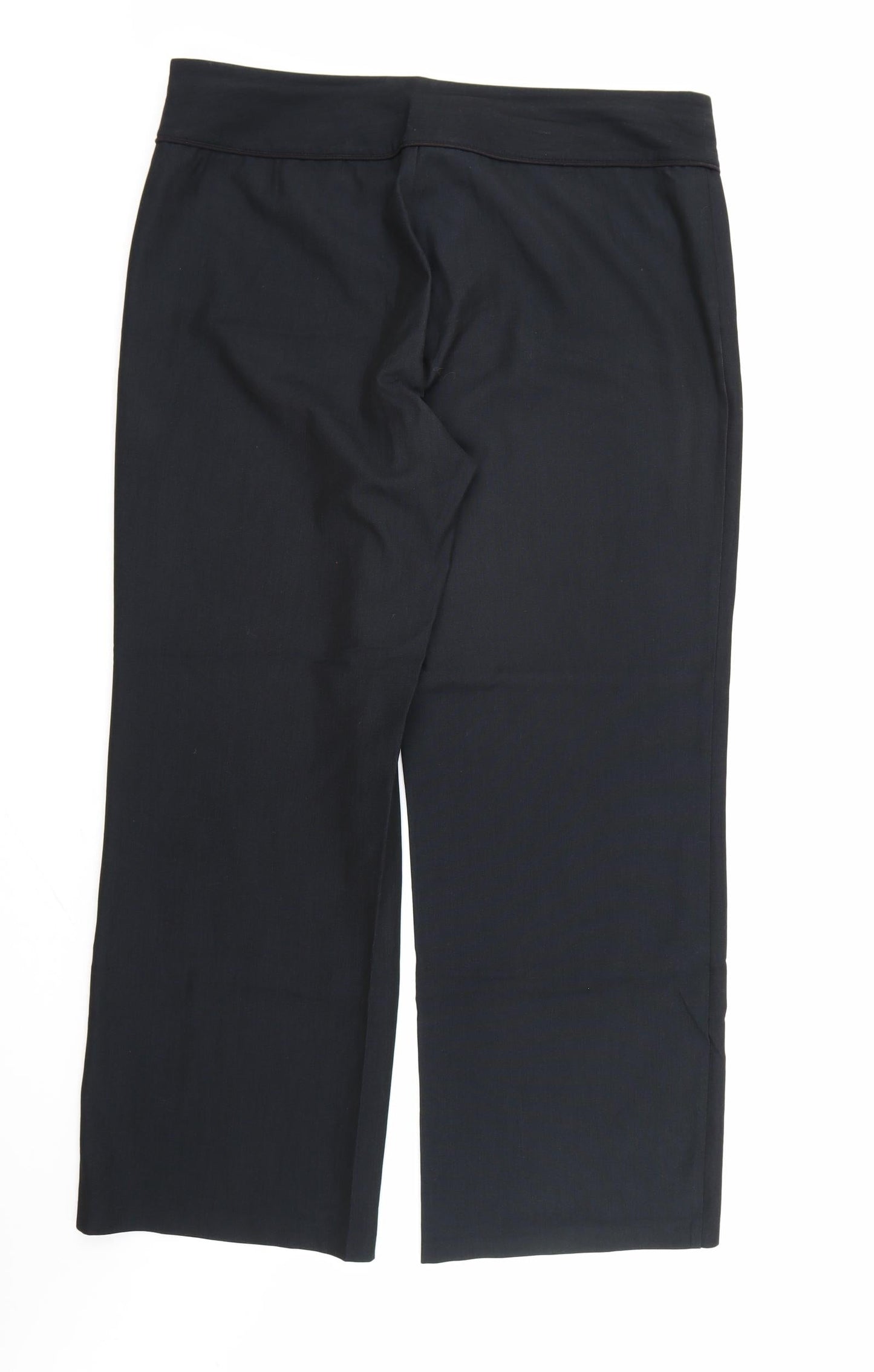 Womens UK Size 16 NEXT Regular Fit Dress Pants Black Trousers