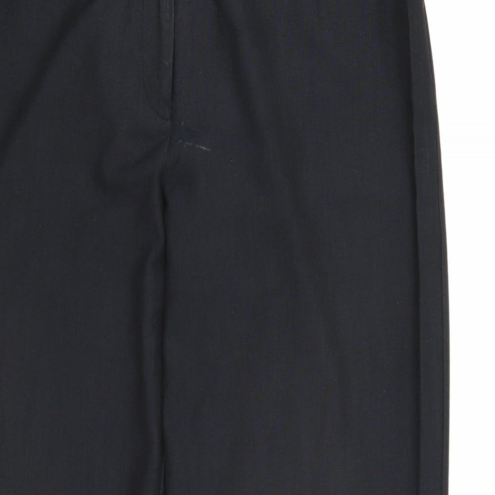 Womens UK Size 16 NEXT Regular Fit Dress Pants Black Trousers