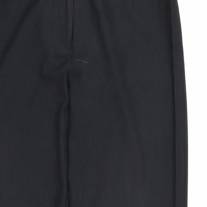 Womens UK Size 16 NEXT Regular Fit Dress Pants Black Trousers