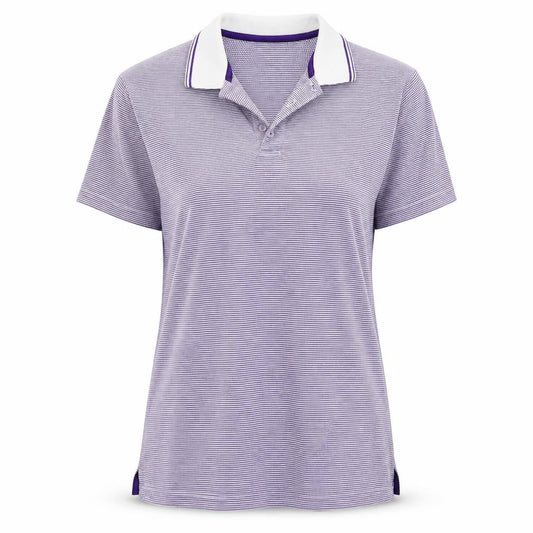Womens UK Size M Maine Blue Basic Polo