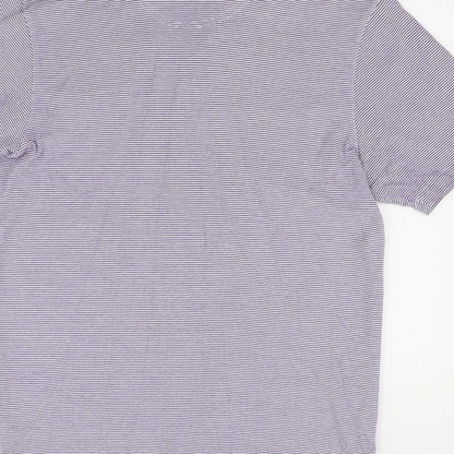 Womens UK Size M Maine Blue Basic Polo