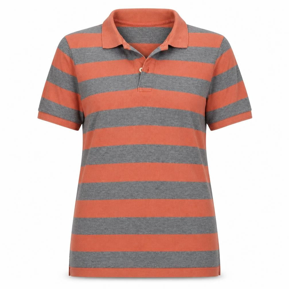 Womens UK Size M Gap Orange Basic Polo