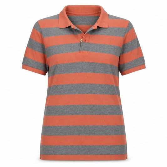 Womens UK Size M Gap Orange Basic Polo