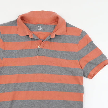 Womens UK Size M Gap Orange Basic Polo