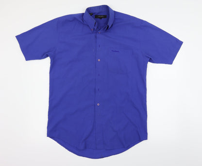 Pierre Cardin` Womens Blue   Basic Button-Up Size M