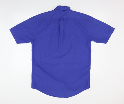 Pierre Cardin` Womens Blue   Basic Button-Up Size M