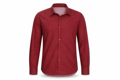 Cedarwood State Mens Red Button-Up Size 17
