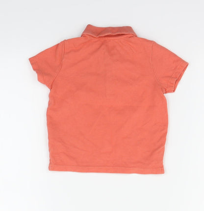 fred & flo  Orange   Basic Polo Size 12-18 Months