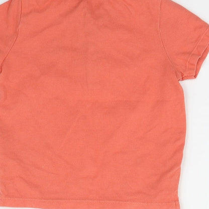 fred & flo  Orange   Basic Polo Size 12-18 Months