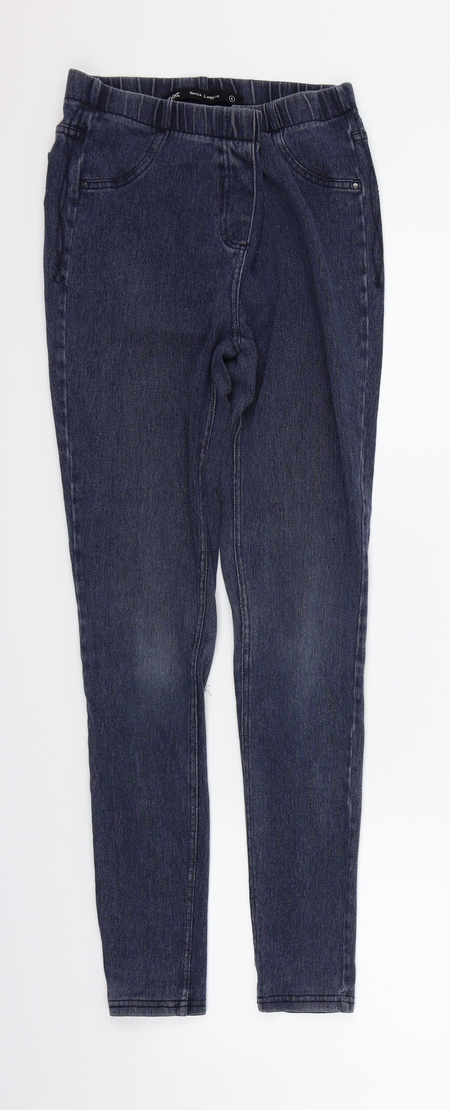 Womens UK Size 6 NEXT Regular Fit  Blue Trousers