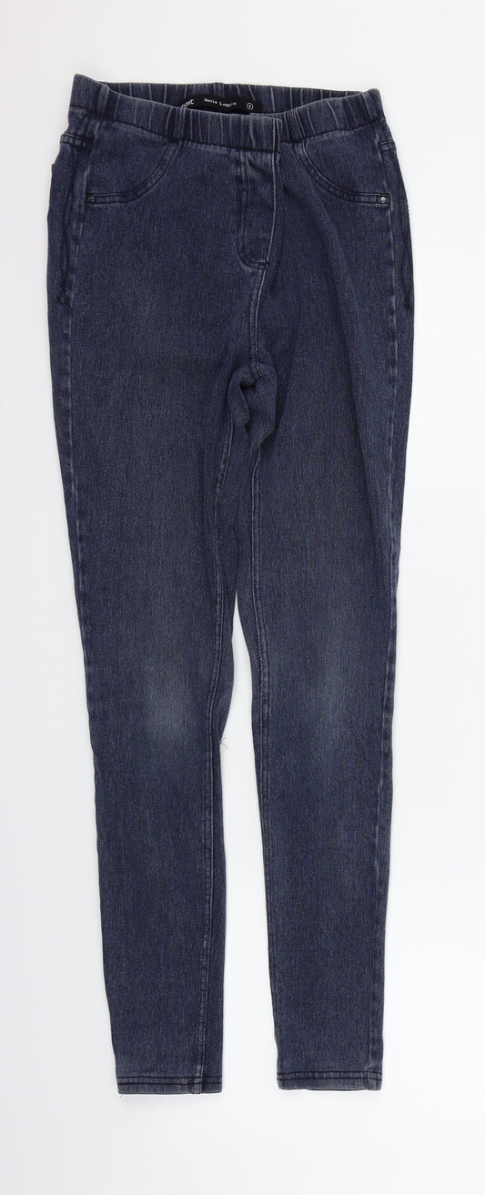Womens UK Size 6 NEXT Regular Fit  Blue Trousers