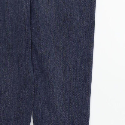 Womens UK Size 6 NEXT Regular Fit  Blue Trousers
