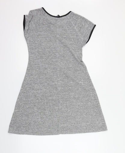 IZABEL Womens Grey   Fit & Flare  Size 8