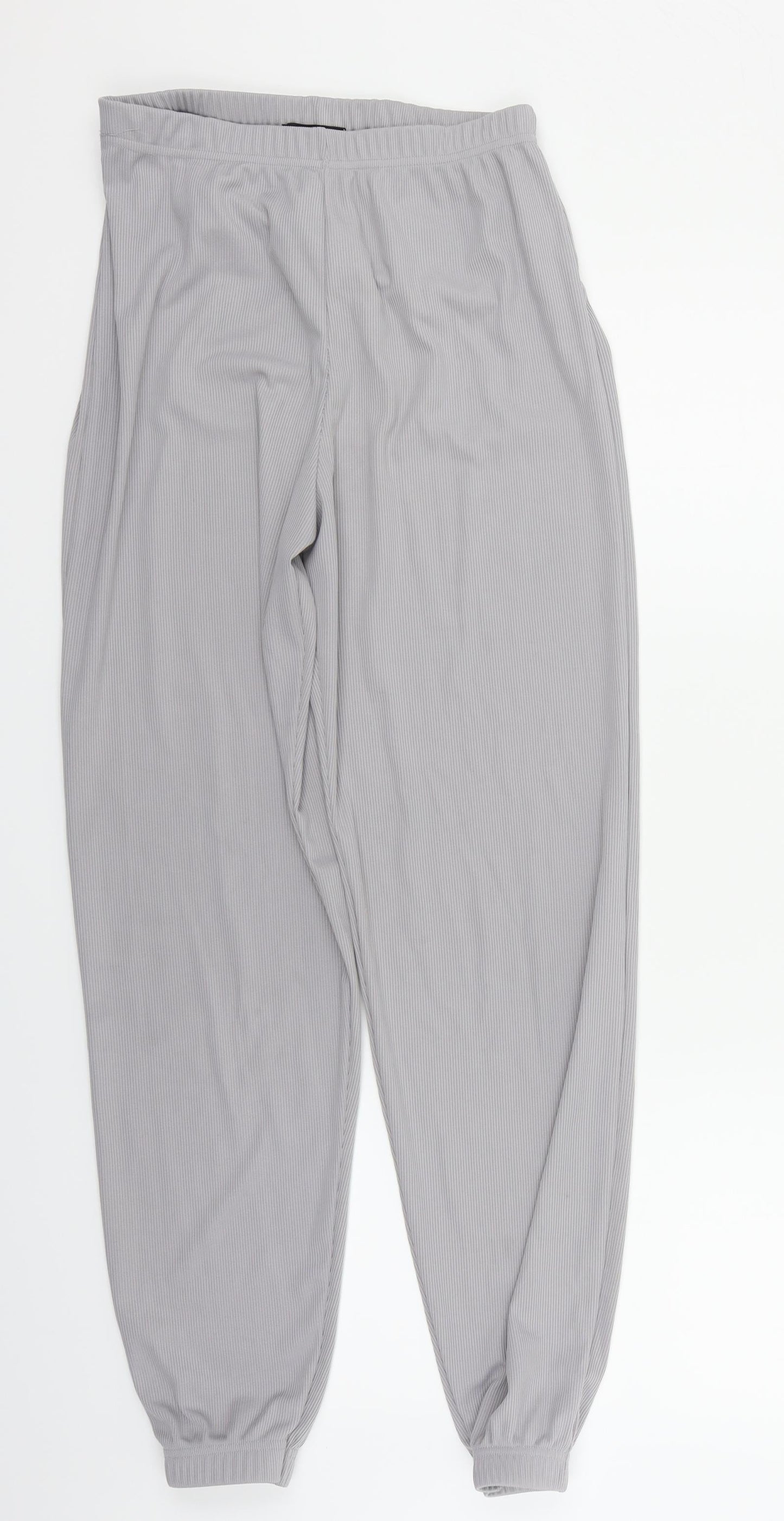 Womens UK Size 8 PRETTYLITTLETHING Regular Fit  Grey Trousers