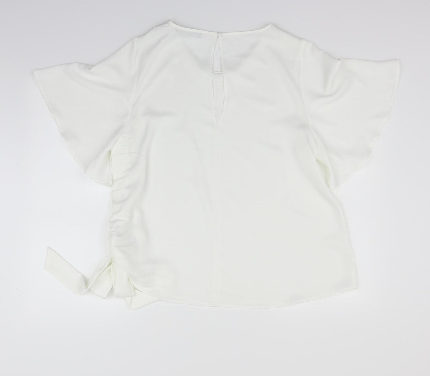 Womens UK Size 14 Marks and Spencer White Basic Blouse